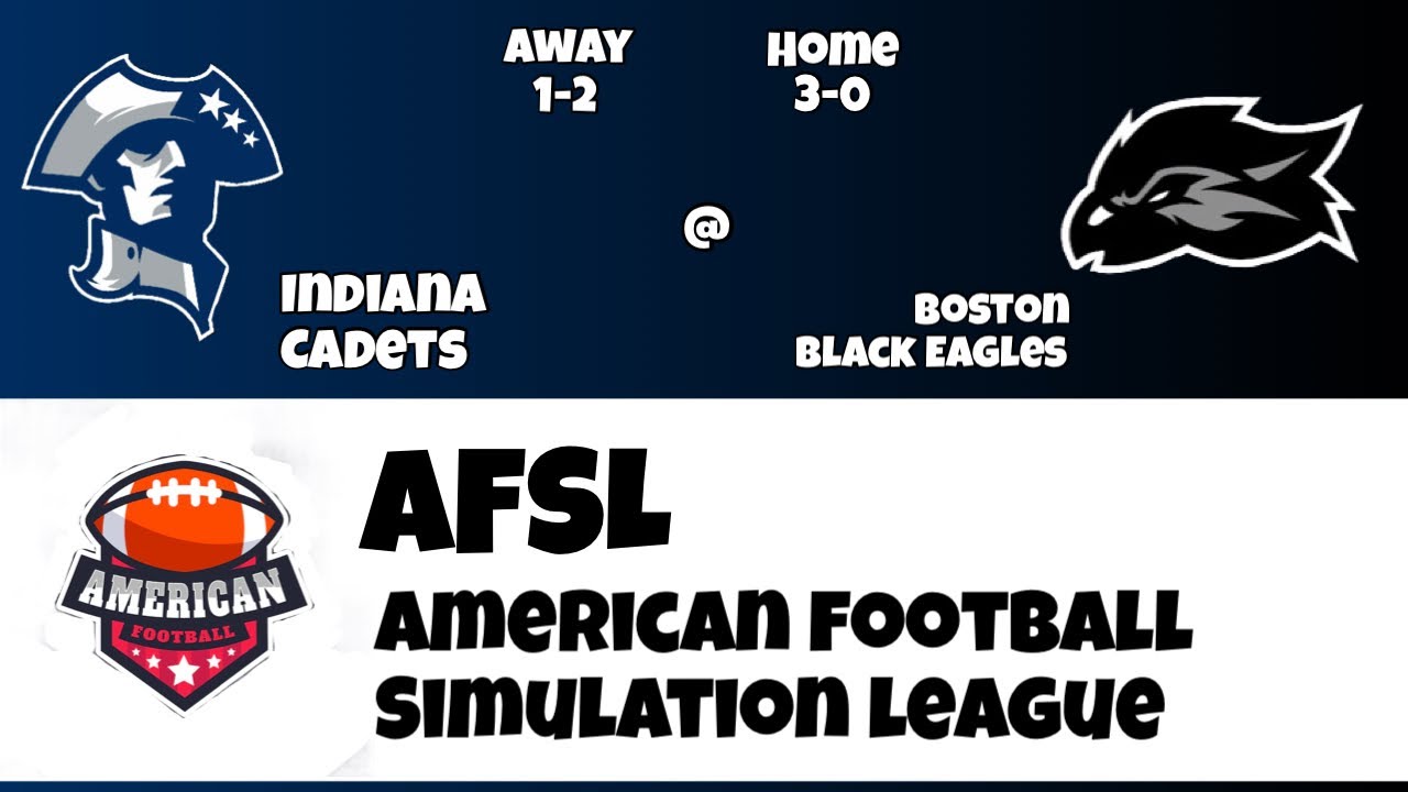 Indiana Cadets @ Boston Black Eagle (Preseason week 4 Yr1) (AFSL) - YouTube