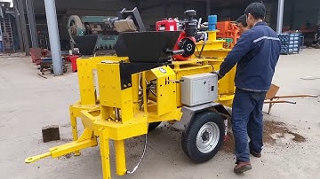 Cement Earth Soil Mud Clay m7mi twin hydraform interlocking block making