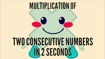 Multiplication of Two Consecutive Numbers in 2 seconds | Multiplication Short Tricks