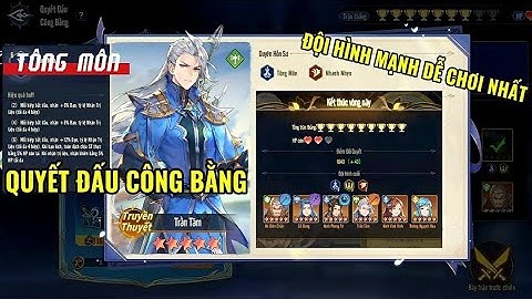 👊 Quyết đấu  CÔNG BẰNG | ĐỘI HÌNH TRẦN TÂM - TÔNG MÔN -SINH TỒN - NHANH NHẸN - time reversed