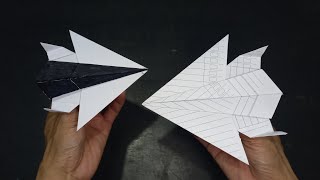 How to make a paper airplane – New paper airplane design