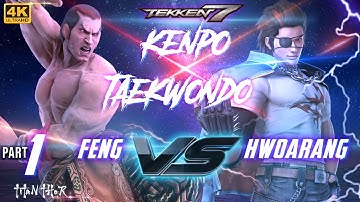 4K - KENPO X TAEKWONDO- Improved Netcode! PH VS SG - Tekken 7 - Feng Wei  [TiTAN_THOR] VS Hwoarang