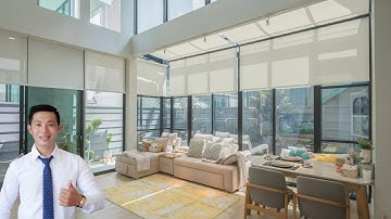 Hoàn Thiện Rèm Cuốn Tự Động Cho Biệt Thự