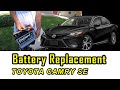 How to Replace Engine Battery 2019 Toyota Camry SE 2.5L