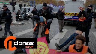 REPLAY - Blocage des Champs-Élysées par « Dernière Rénovation »