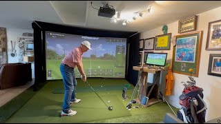 How I Built a Golf Simulator in an 8-Foot Basement Ceiling (Structural Engineer Approved)