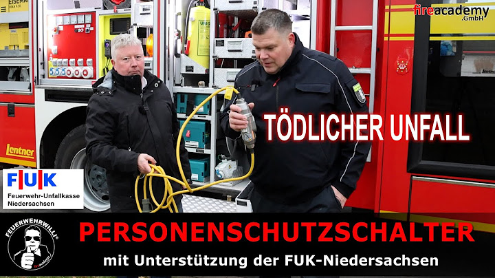 Fehlbedienung mit Todesfolge - PRCD-S #Feuerwehr #Unfallkasse