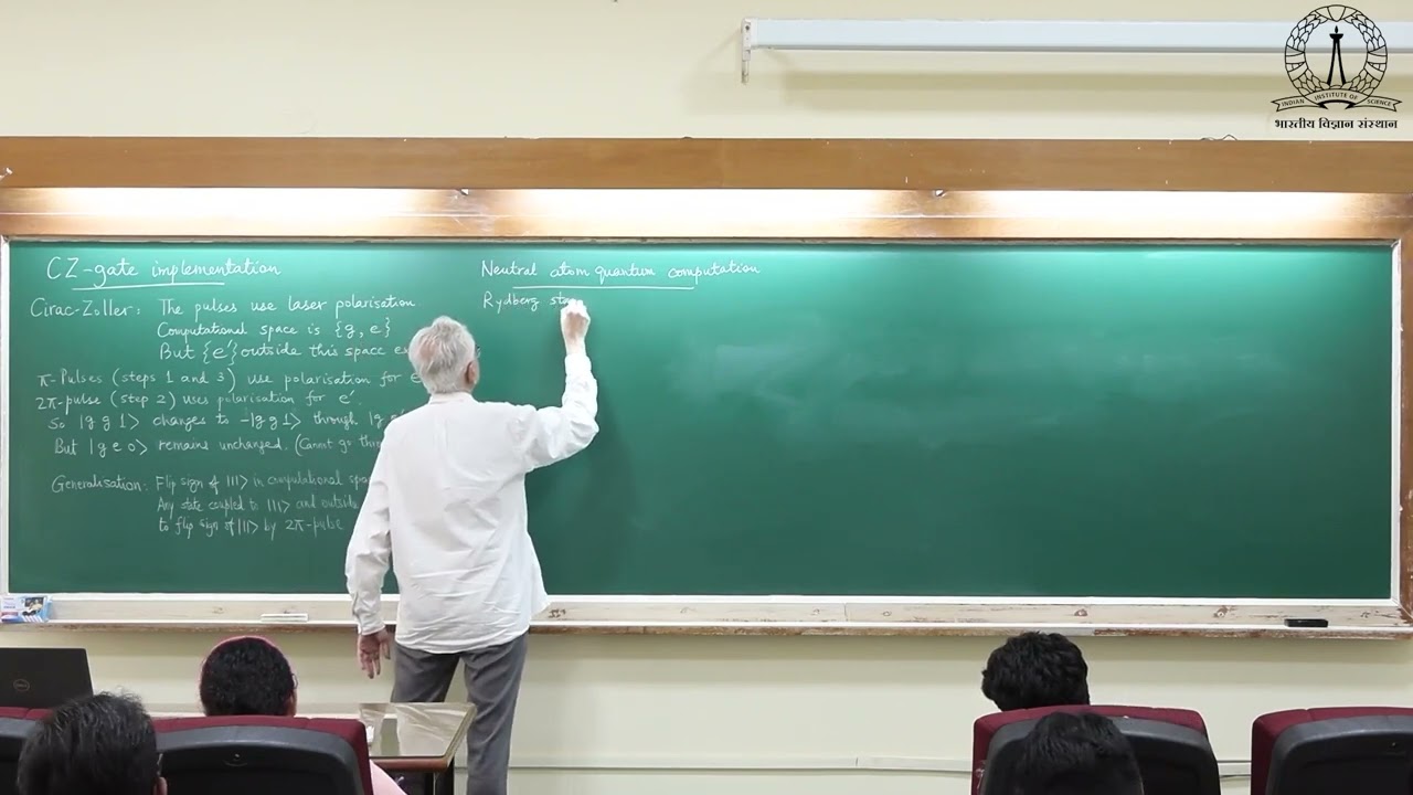 Lecture 27: Quantum Computation with Trapped Neutral Atoms