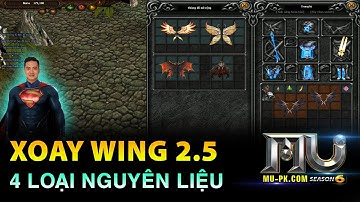 Hướng dẫn xoay wing 2.5 Mu-PK - Lê Minh Hài