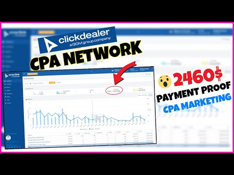 Clickdealer CPA Network Review With Live Payment Proof  How to Approve Smartlink By Clickdealer