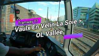 [POV] Cab-Ride 4K // Tramway T7 de Lyon vers Décines OL Vallée