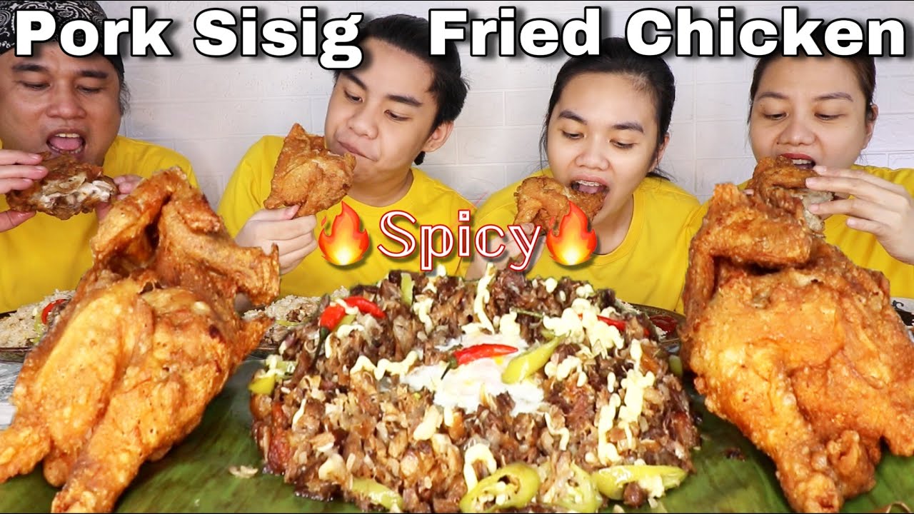 SPICY PORK SISIG | FAST FOOD STYLE FRIED CHICKEN | EGG FRIED RICE ...