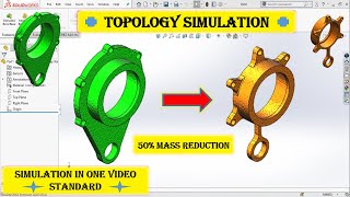 Solidworks simulation | Topology optimization | artist 009