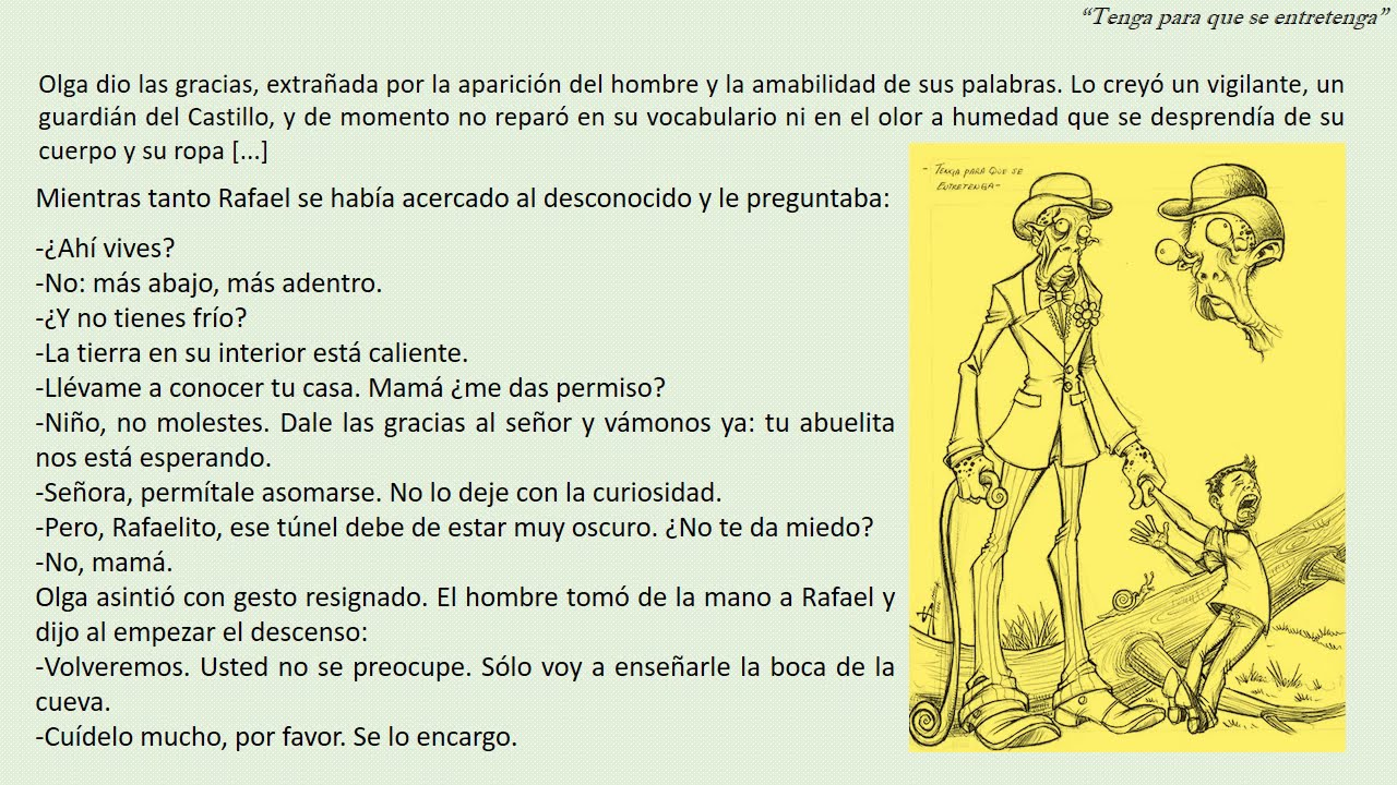 Cuento "Tenga para que se entretenga" (adaptación) - YouTube