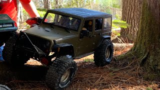 1/10 Scale RC Forest Off-Roading