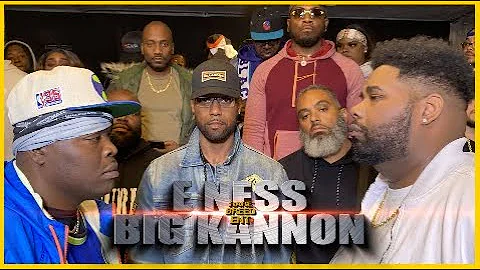 E NESS VS BIG KANNON RAP BATTLE - RBE