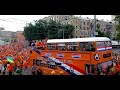 Dutch fans. Orange Parade.