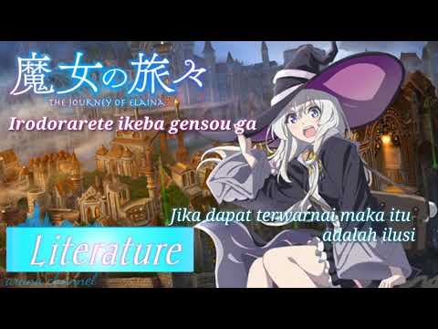 Majo no tabitabi op song Literature by Reina Ueda Lyrics (+terjemahan)