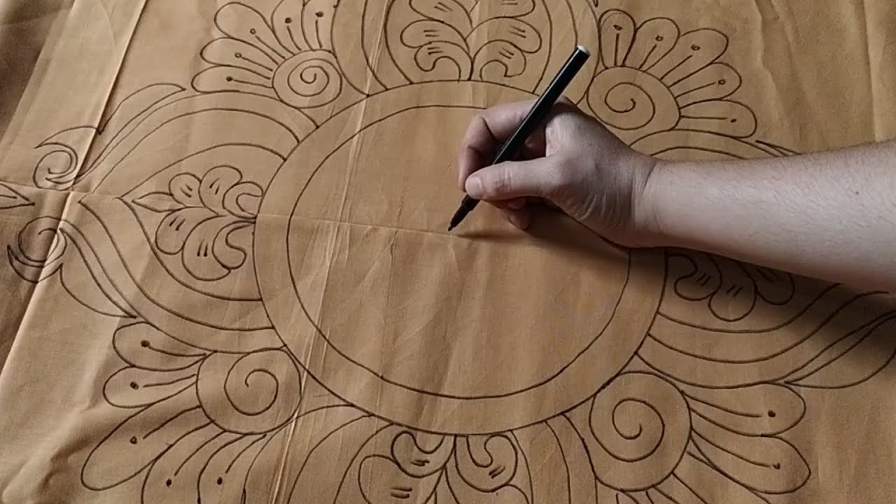 বড় নকশি কাঁথার নকশা আঁকা//নকশি কাঁথা//নকশি কাঁথার ডিজাইন//আধুনিক নকশি কাঁথার নকশা// 