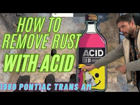 How to remove rust with acid - YouTube