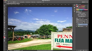 Vanishing Power Lines with Photoshop CC