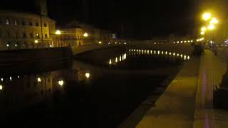 C Pisa Et L Arno By Night