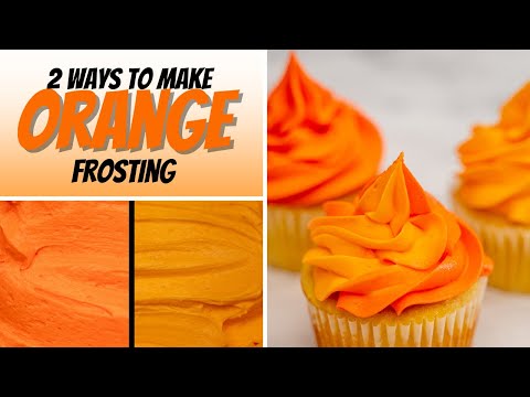 Video: Hur gör man orangefärgad glasyr?