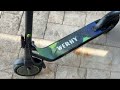 Riding electric scooter talkig about life having fun 🛵