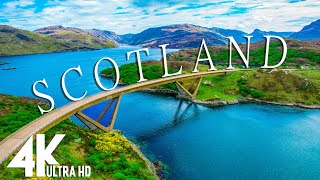 FLYING OVER SCOTLAND 4K UHD  - Relaxing Music Along With Beautiful Nature Videos - 4K Video Ultra HD