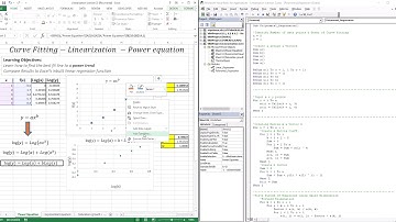 Linearization Curve Fitting - EXCEL/VBA