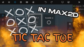 i made Tic tac toe in max2d😱 screenshot 3
