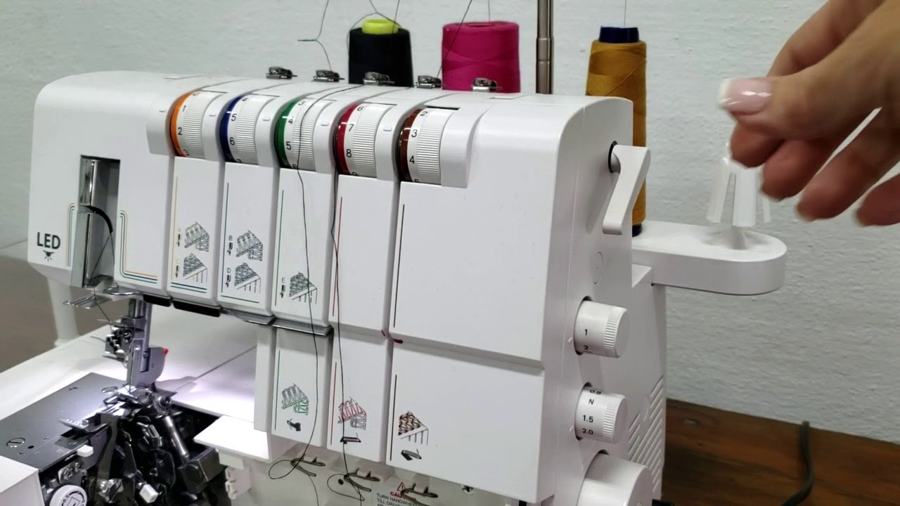 40/2  muchos colores  Bobina de hilo de coser para máquina remalladora 120 1 pieza 4570 metros azul/gris Schnoschi  