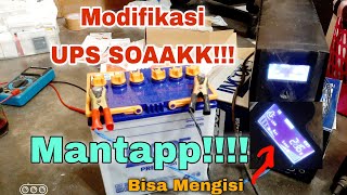 Ganti baterai UPS dengan aki mobil, kurang dari 5 menit!