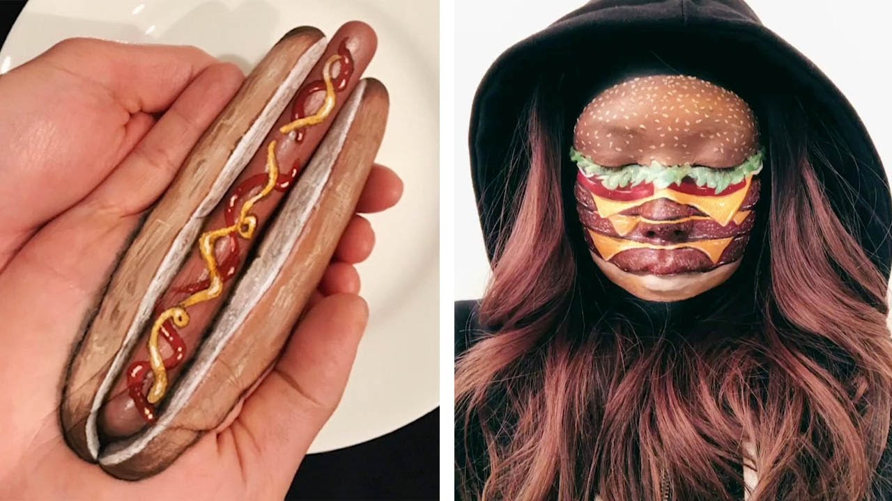 Artist Creates Amazing Food Illusion Makeup