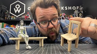 Scratchbuilding A Miniature Wood Chair | Art In Real Time Ep 47