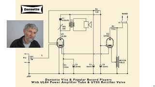 Valve Amplifier Study 003: Dansette Viva & Popular, UY85 & UL84 Single Ended Gramophone Amp Unit