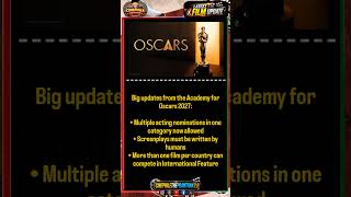 Big updates from the Academy for Oscars 2027: