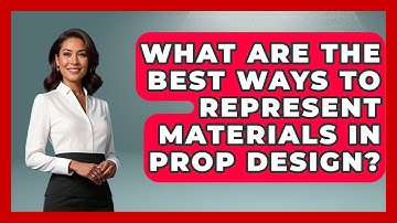 What Are The Best Ways To Represent Materials In Prop Design? - The Virtual Art Desk