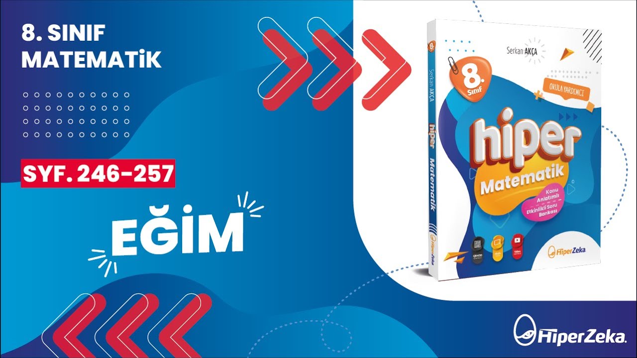 8.Sınıf - Hiper Matematik - Eğim - Sayfa 246-253
