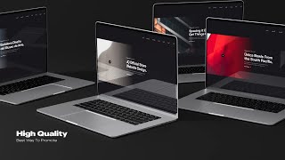Laptop Mockup Web Presentation - After Effects Template