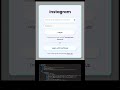 Instagram Login Page Design Using HTML & CSS | @rcodeninja