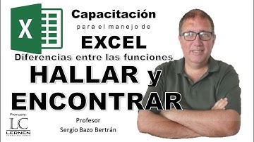 Conoce la DIFERENCIA entre HALLAR y ENCONTRAR en Excel