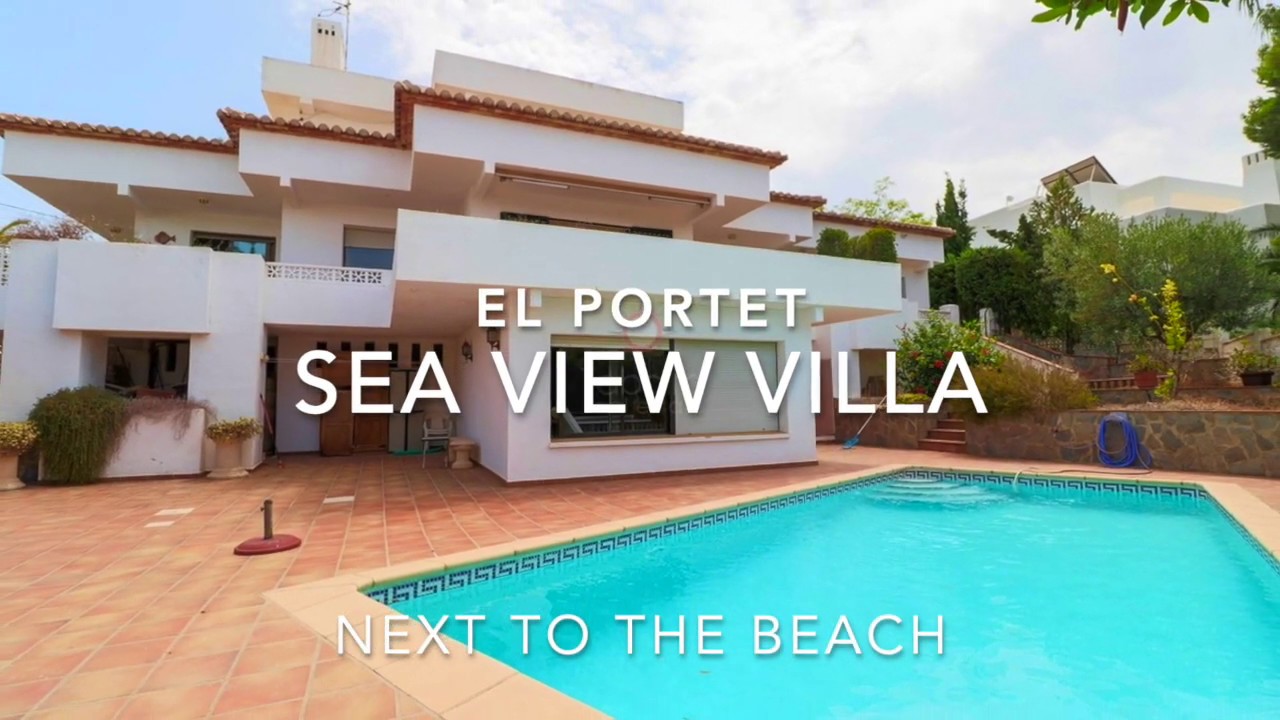 EL PORTET MORAIRA BEACH VILLA - YouTube