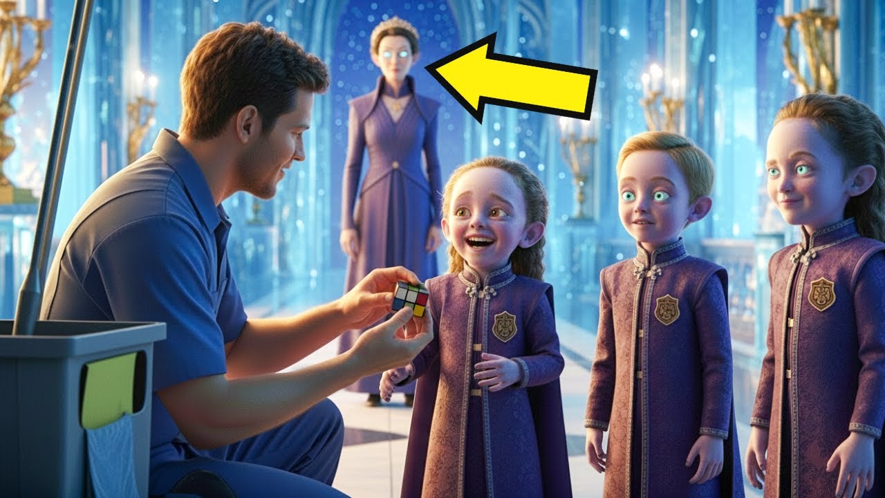 The Queen Said Her Children Trusted No One—Until the Human Janitor Made Them Laugh as Never Before