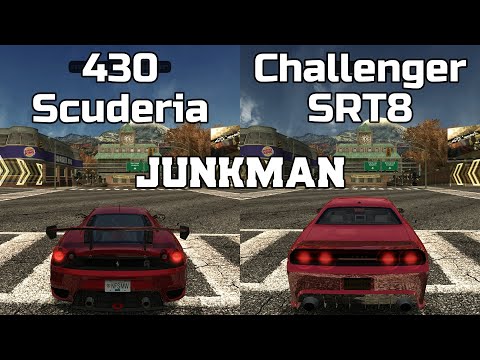 Ferrari 430 Scuderia Vs Dodge Challenger SRT8 NFS MW Redux V3 WHICH IS FASTEST