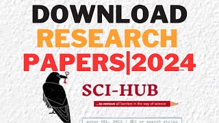 how to download research papers for free l how to download research papers from sci hub|2024 screenshot 5