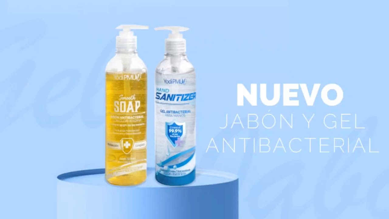 Jabón con Clorhexidina y Gel Antibacterial Yodi Pmu