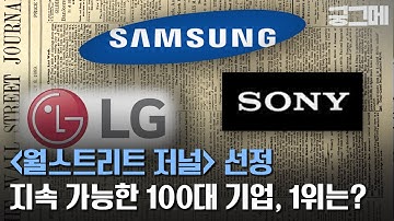[궁그메] 소니, 삼성전자, LG전자 지속가능기업 1위는?