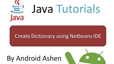 Create Dictionary Software using Netbeans IDE - Java Tutorial 2