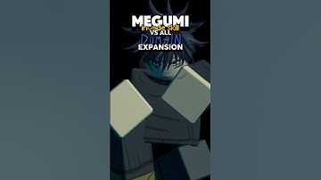 MEGUMI INVADE SKILL VS ALL DOMAIN EXPANSION IN JUJUTSU SHENANIGANS!!! #jujutsushenanigans